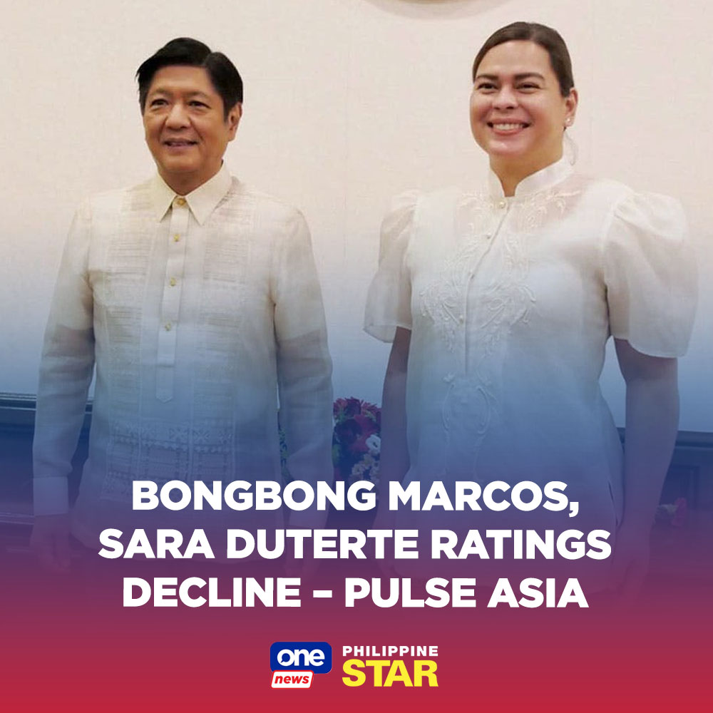 Philippine Star - President Marcos’ trust rating was down...