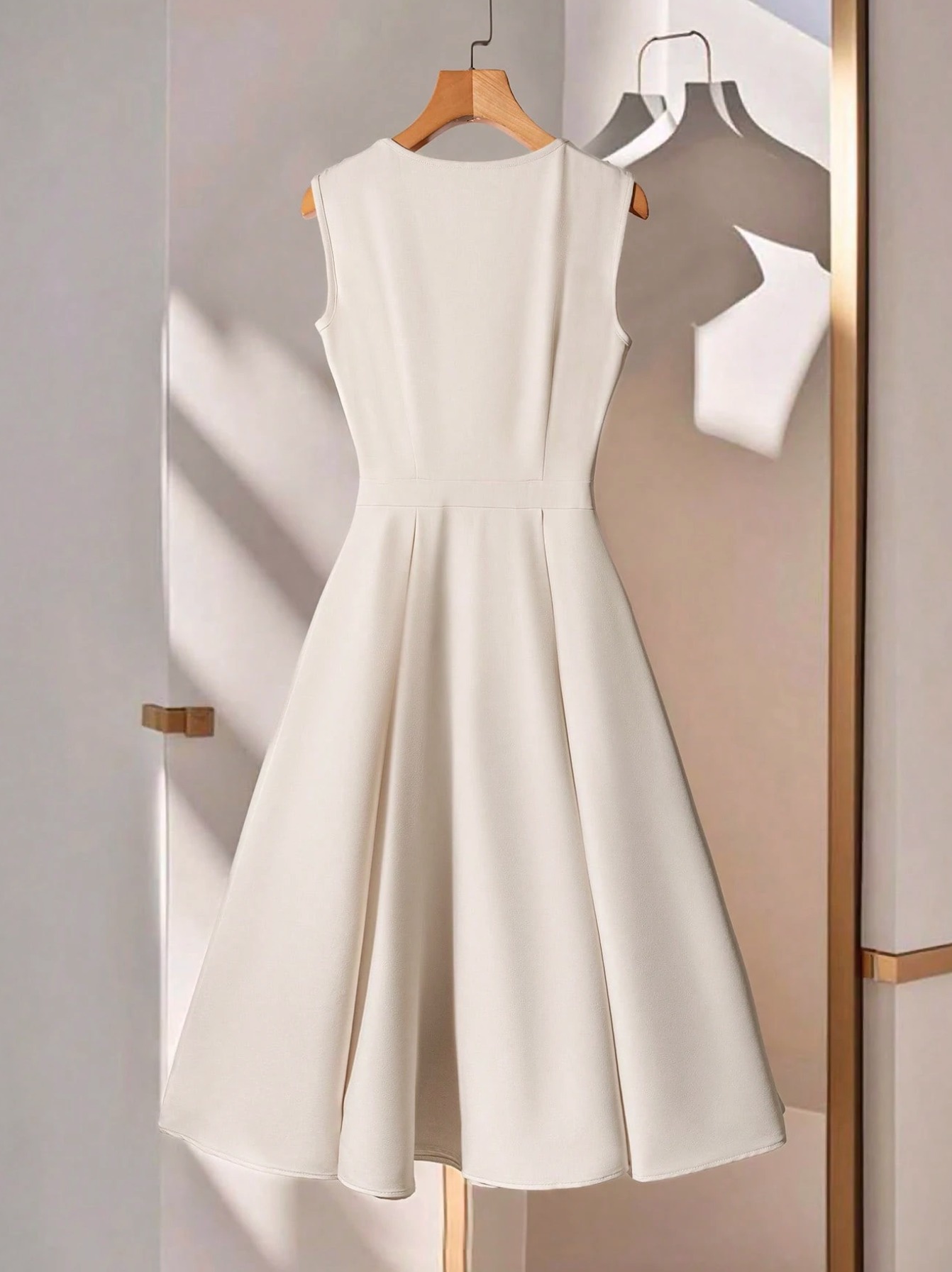 Size 4 Off White Cream Coloured Commencement Graduation Dress - Dresses ...