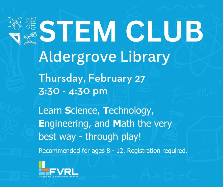 FVRL - ⚙️ STEM Club is next week! Are you ready? 💻 Reserve your spot at ...