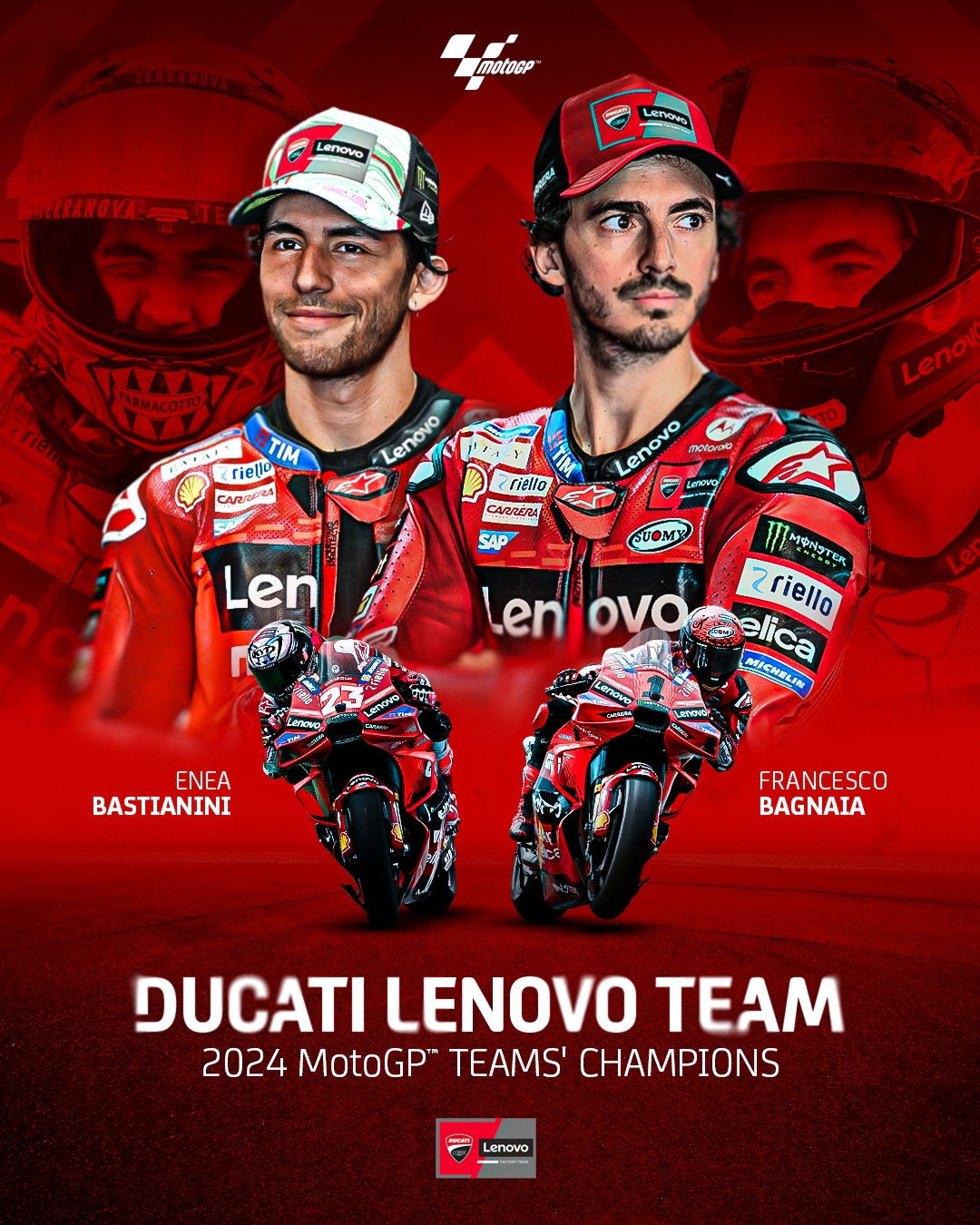 MotoGP - Congratulations, Ducati Corse! 👏 2024 Teams' Champion! 🏆 # ...