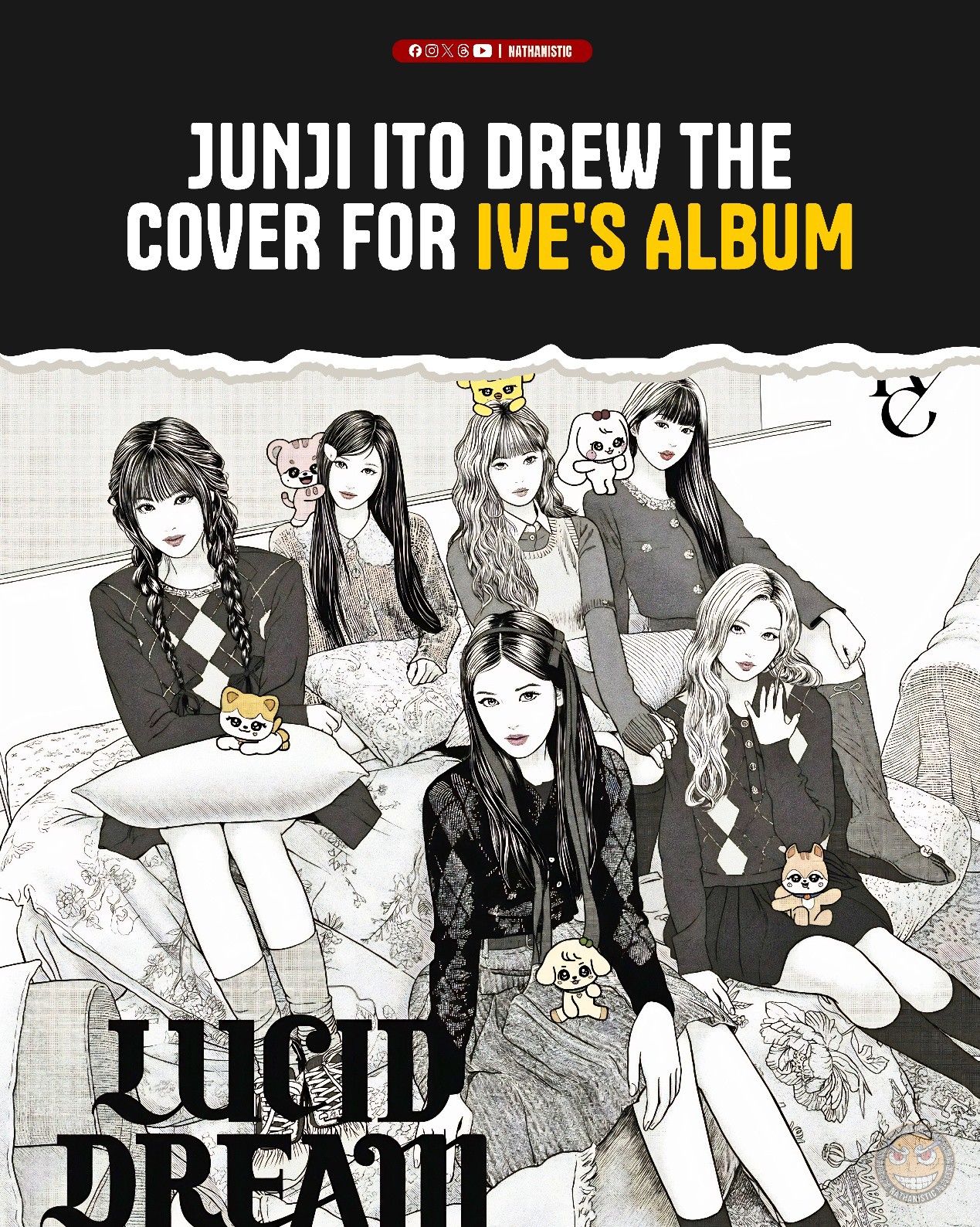 Nathanistic - Junji Ito Drew the Cover for IVE