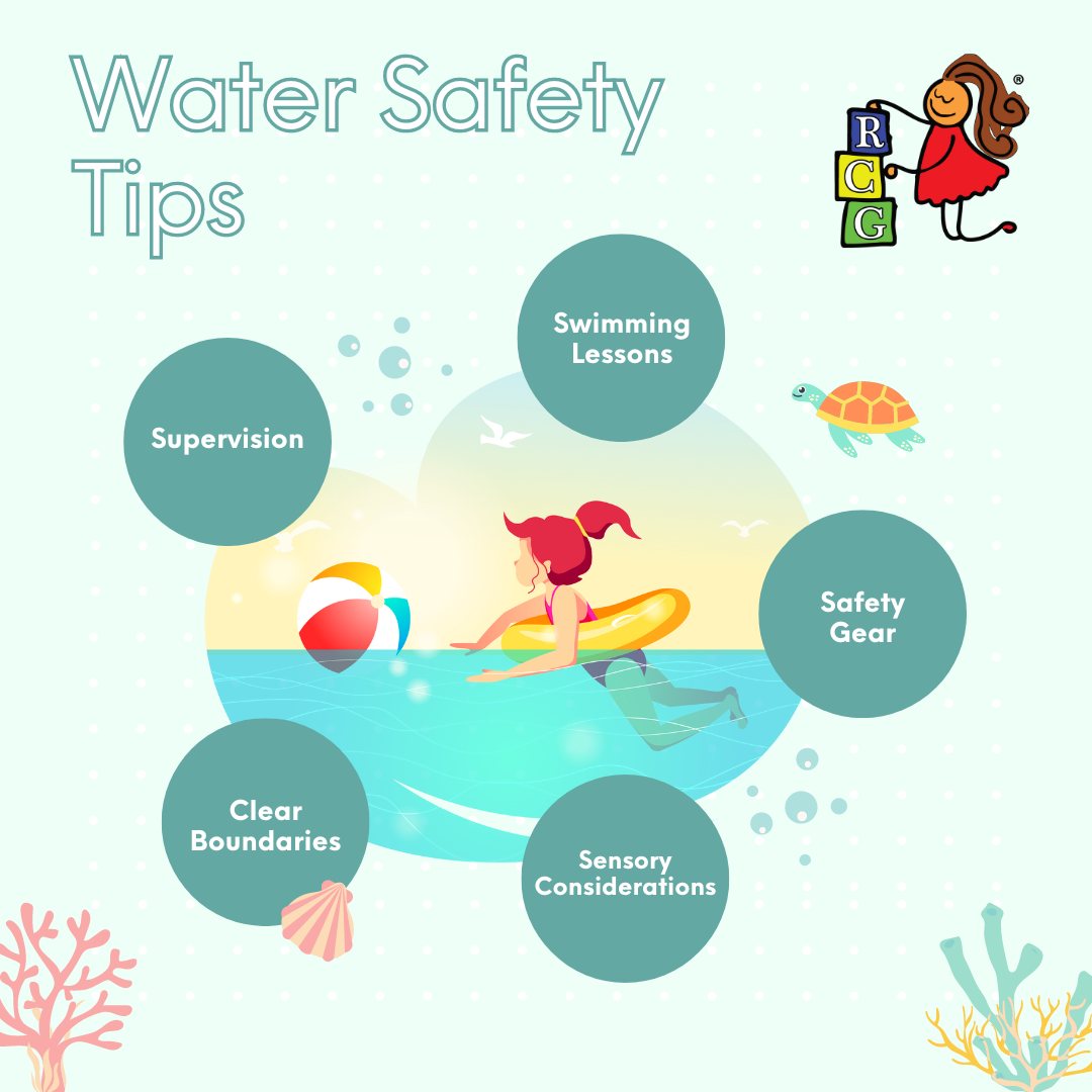 RCG - 🏊‍♀️ Water Safety Tips for Autistic Children 🌊 . Ensuring water ...
