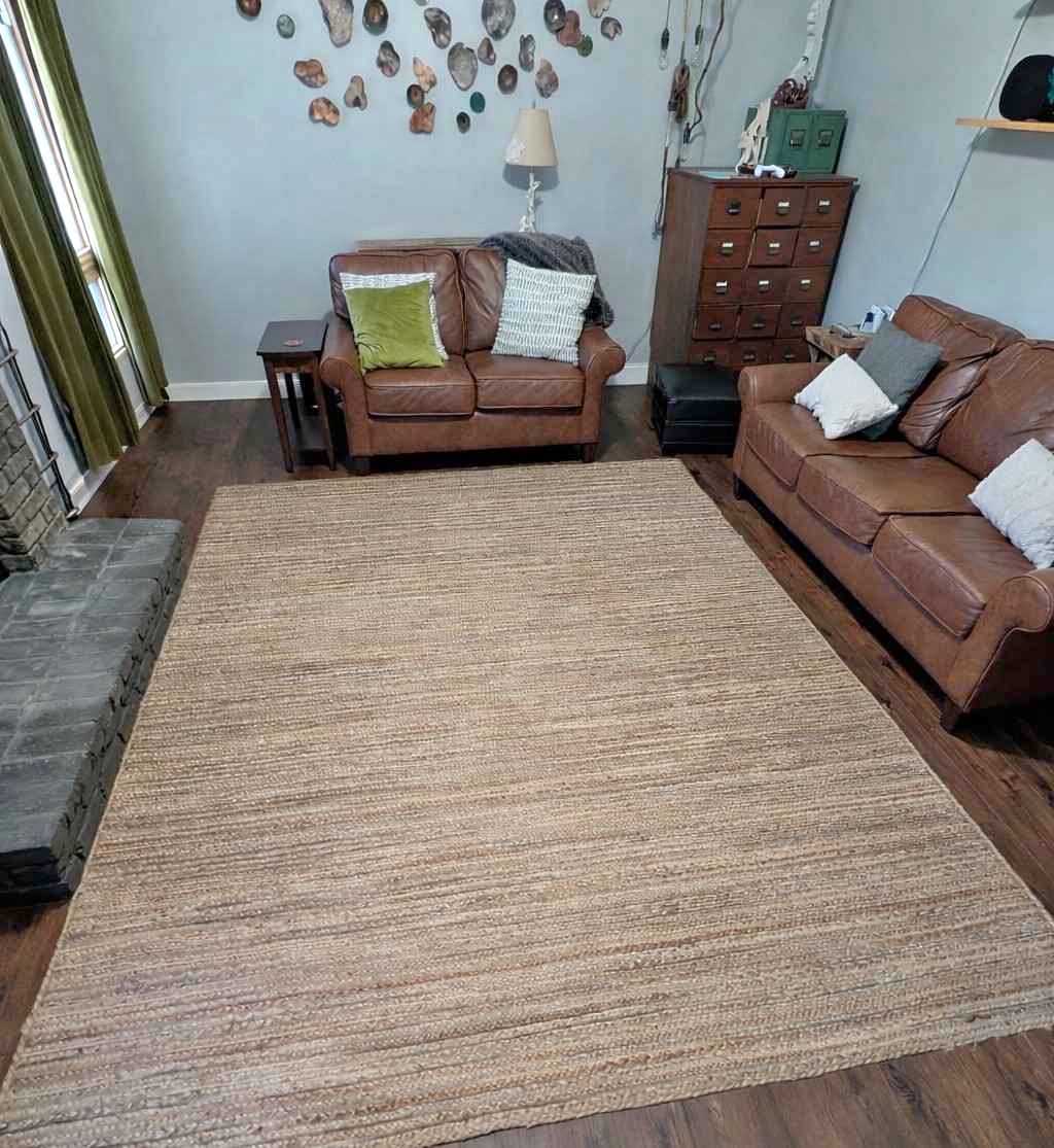 8×10 Natural Jute Rug -Stylish & Trendy - Area Rugs - Urbandale, Iowa ...