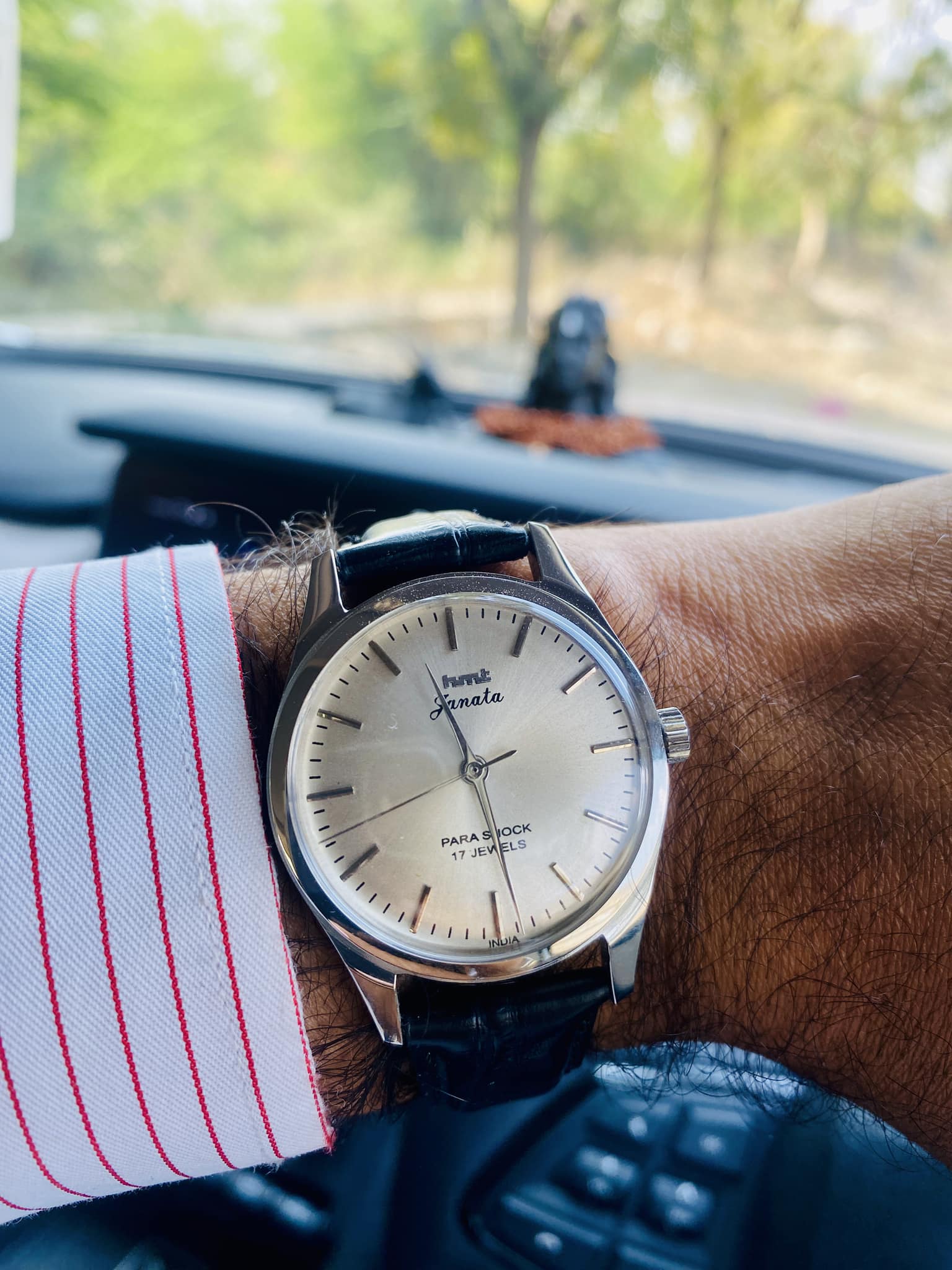 Time ticks, history lives. Wearing the legendary HMT Janata 