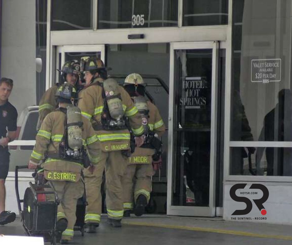 Hot Springs fire department contains 13th floor hotel fire