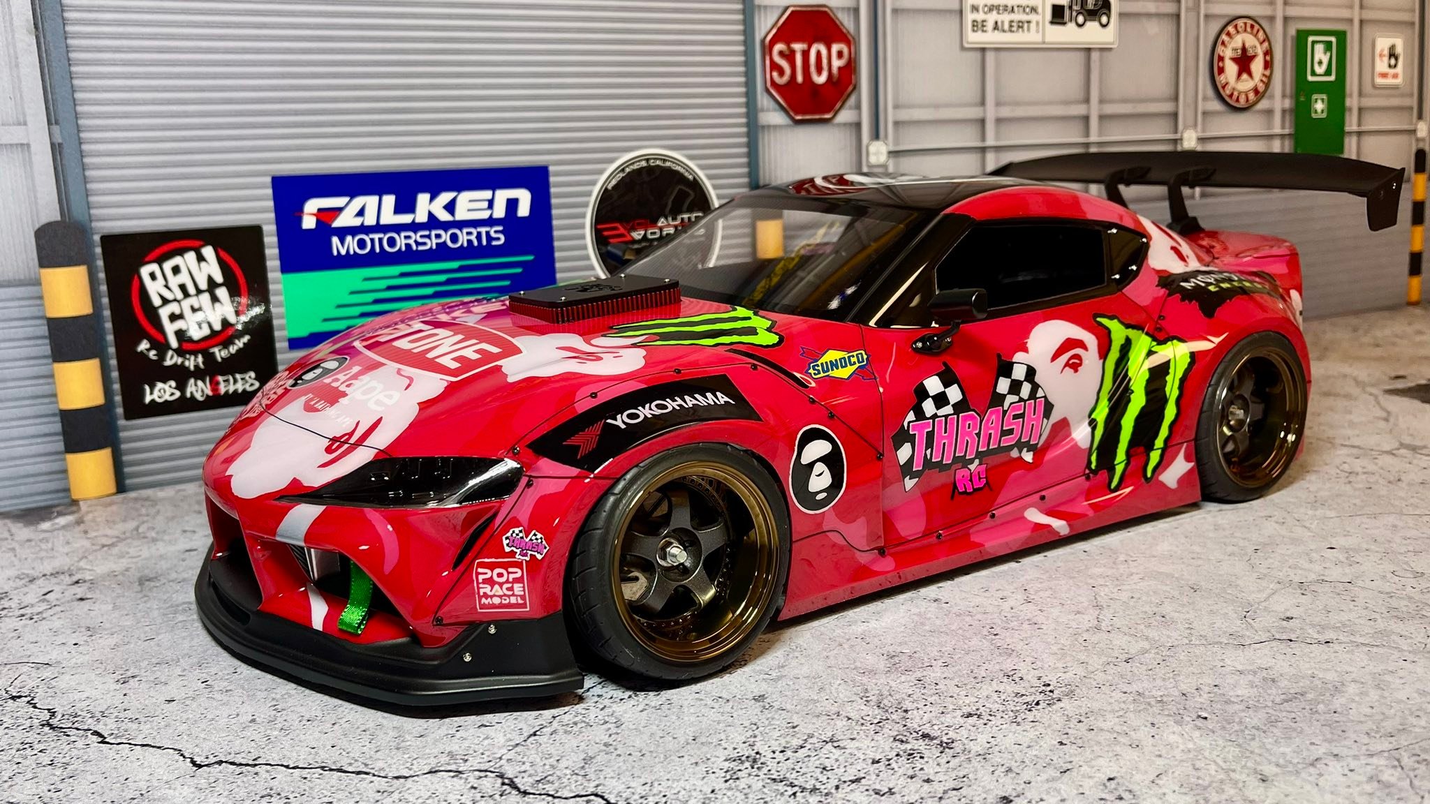 ラジコンドリフト ラジコンボディ ヨコモ スープラボディ ドリフト用
