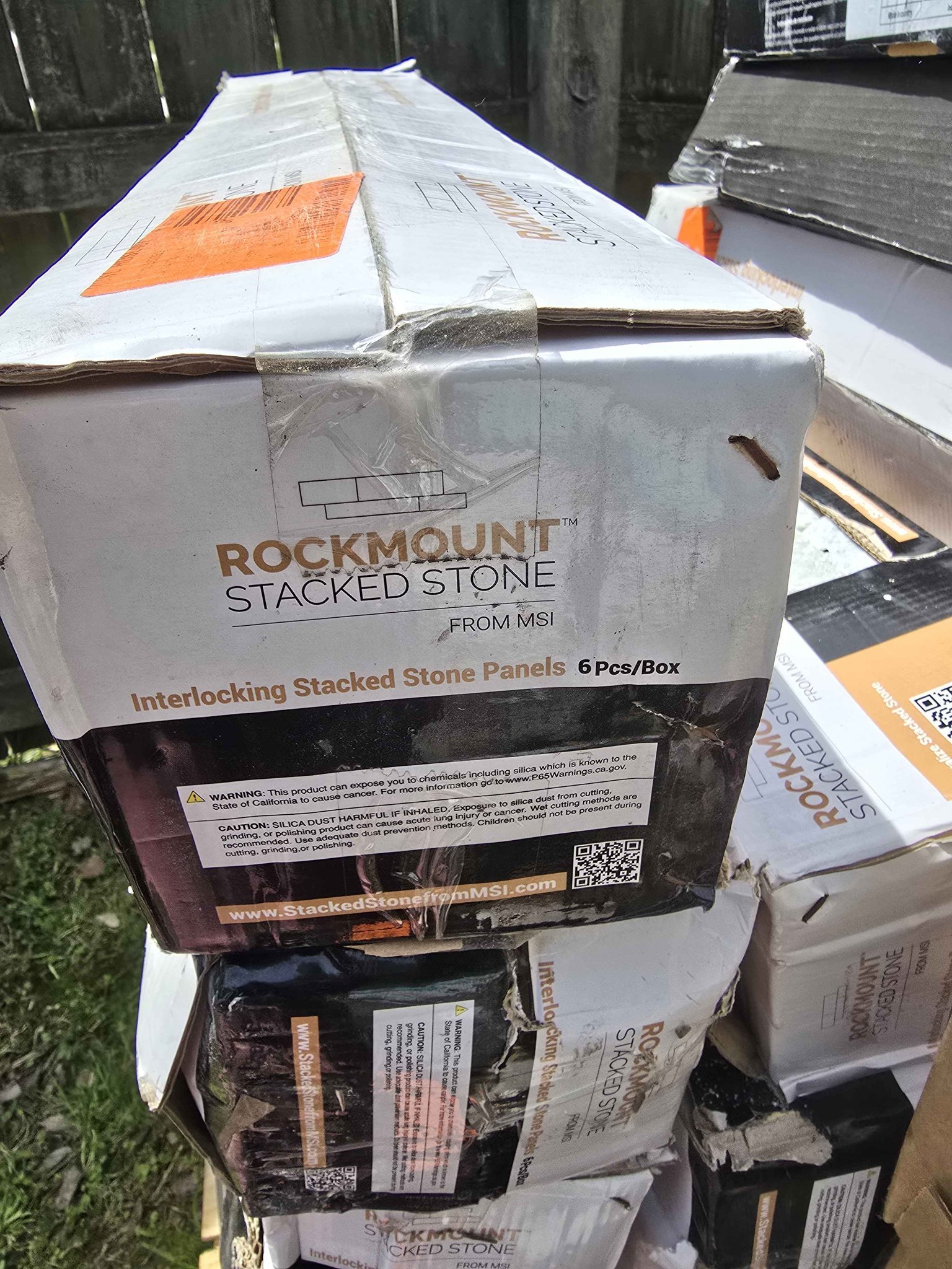 MSI Rockmount Alaska Gray Stacked Stone Panels - Stepping Stones ...