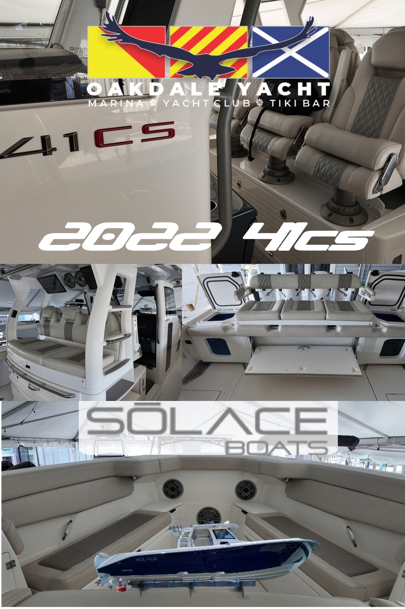 Oakdale - 🚨 Now Available at Oakdale Yacht! 🚨 2022 Solace 41CS ...