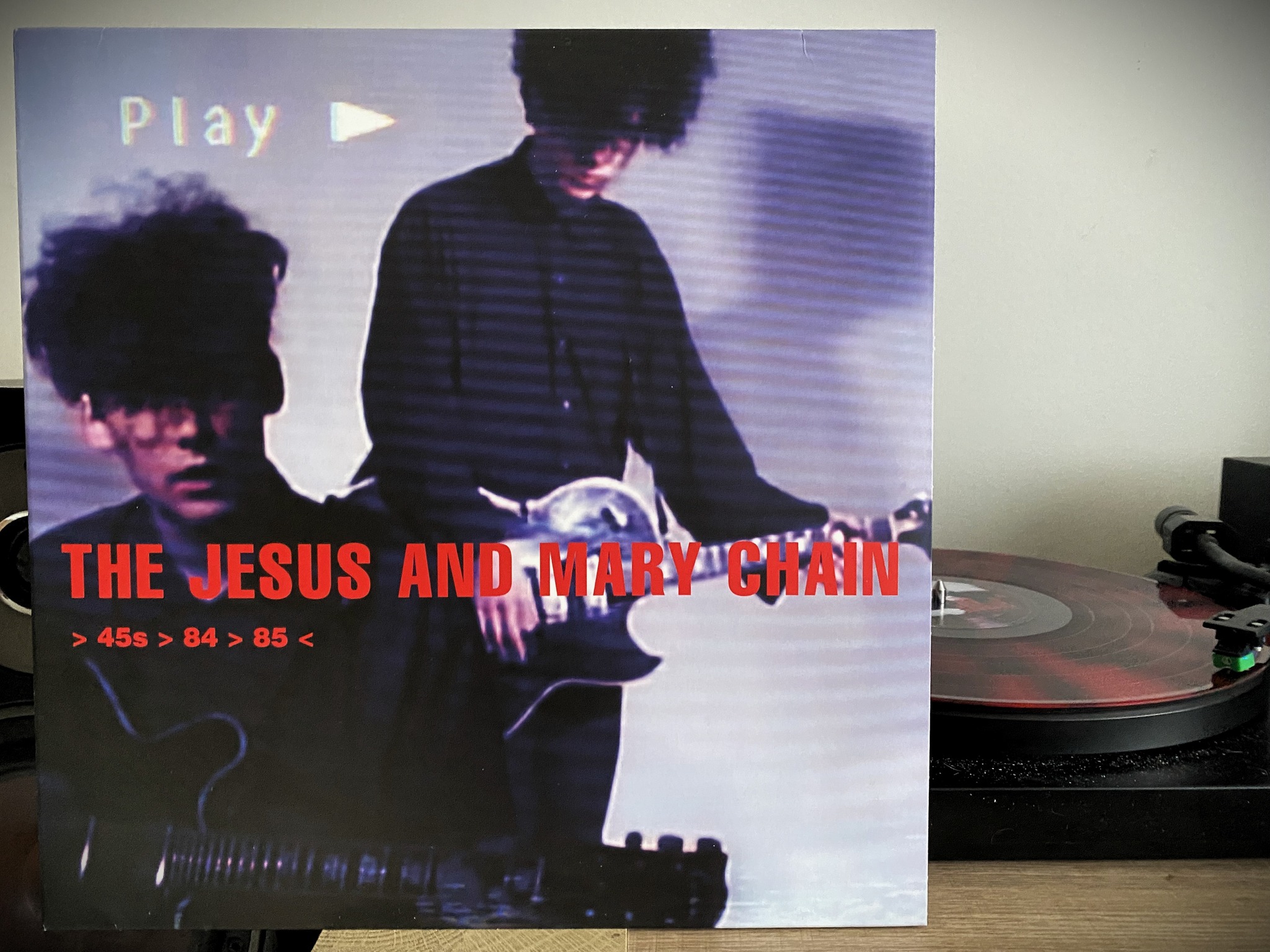 The Jesus and Mary Chain 45s 84-85 vinyl record