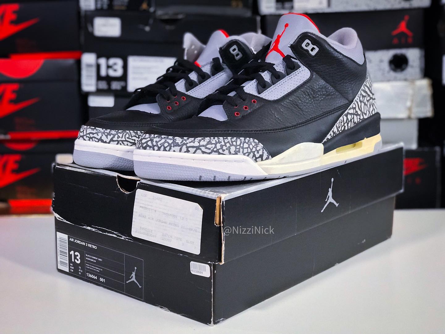 Air Jordan retro 3 Sunset FRIP pointure :40 ; 25.5 cm
