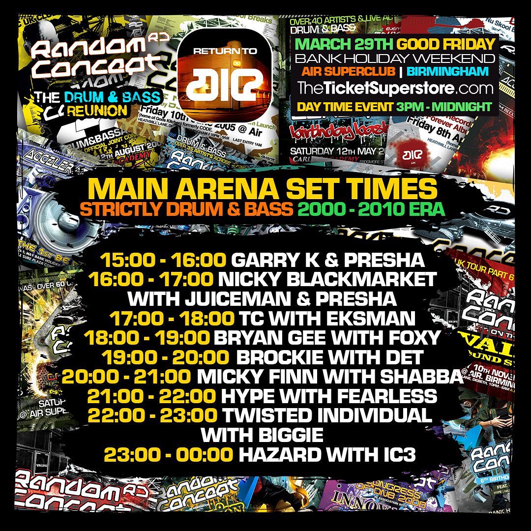 Random Concept - 🚨 SET TIMES ANNOUNCED! Good Friday will...