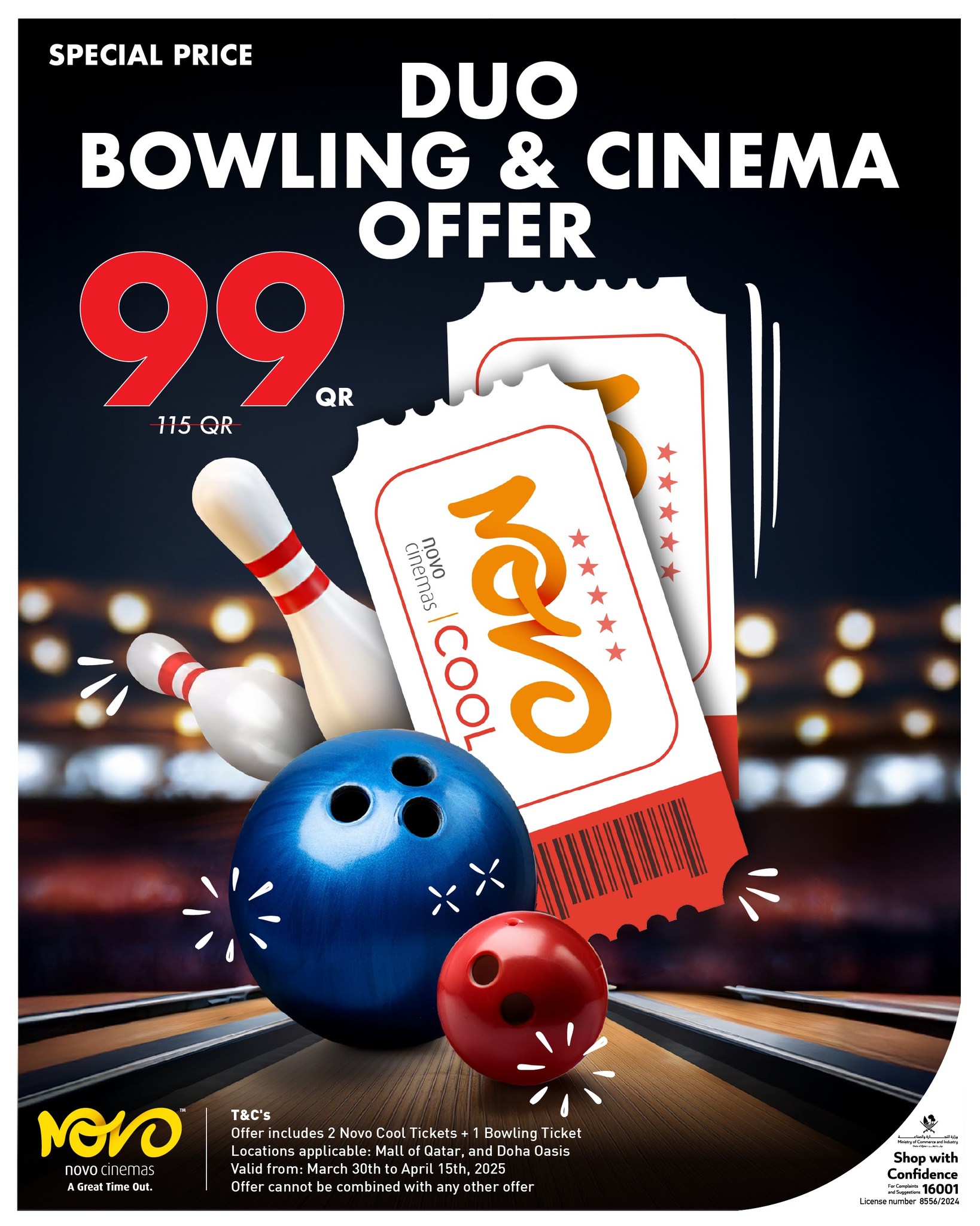 Strike up the fun with our Duo... - Novo Cinemas - Qatar | Facebook