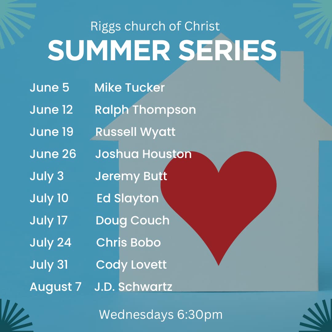 Riggs church of Christ | Chapel Hill TN