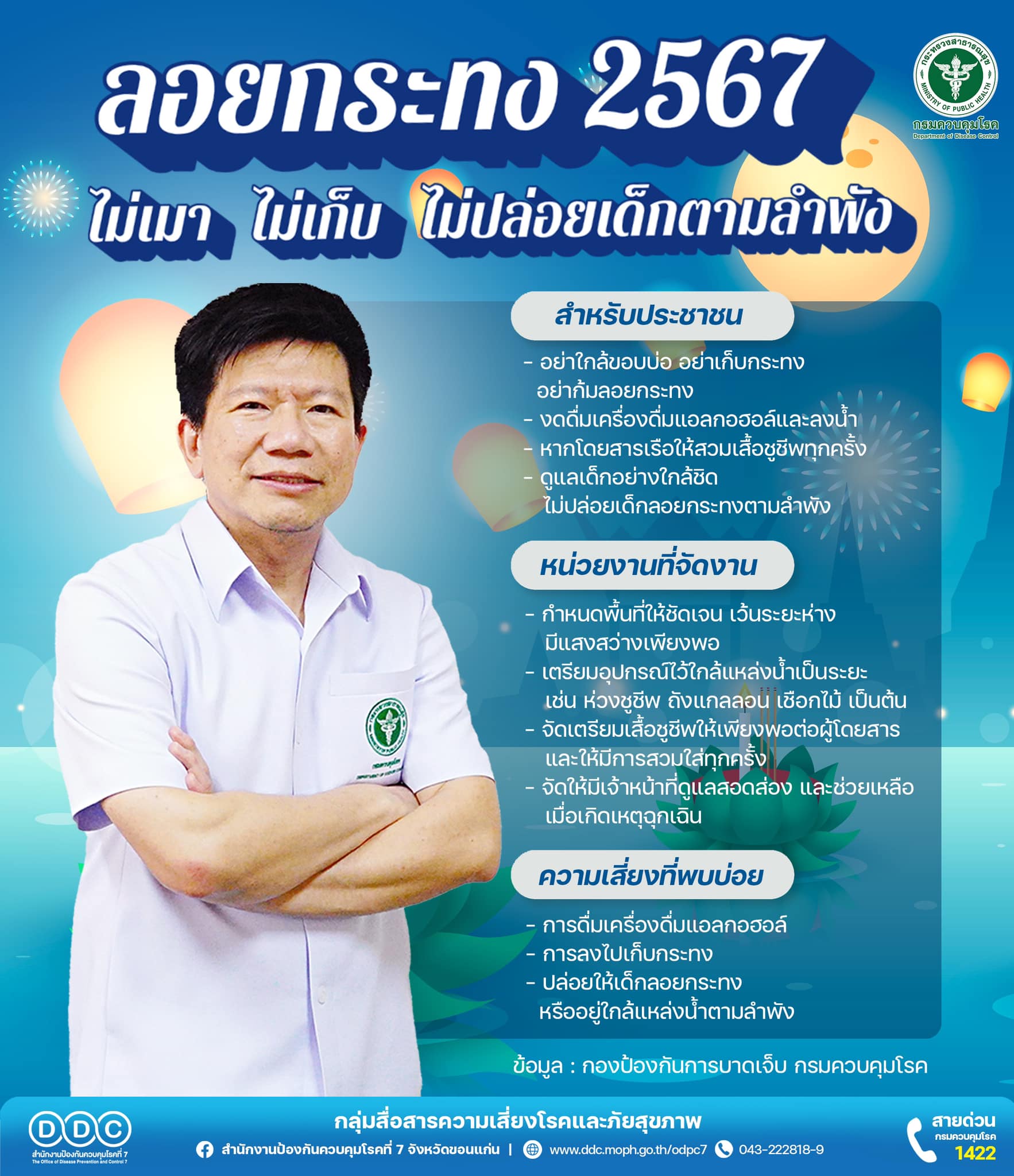 สคร.7 จ.ขอนแก่น... - สำนักงานป้องกันควบคุมโรคที่ 7 จ.ขอนแก่น