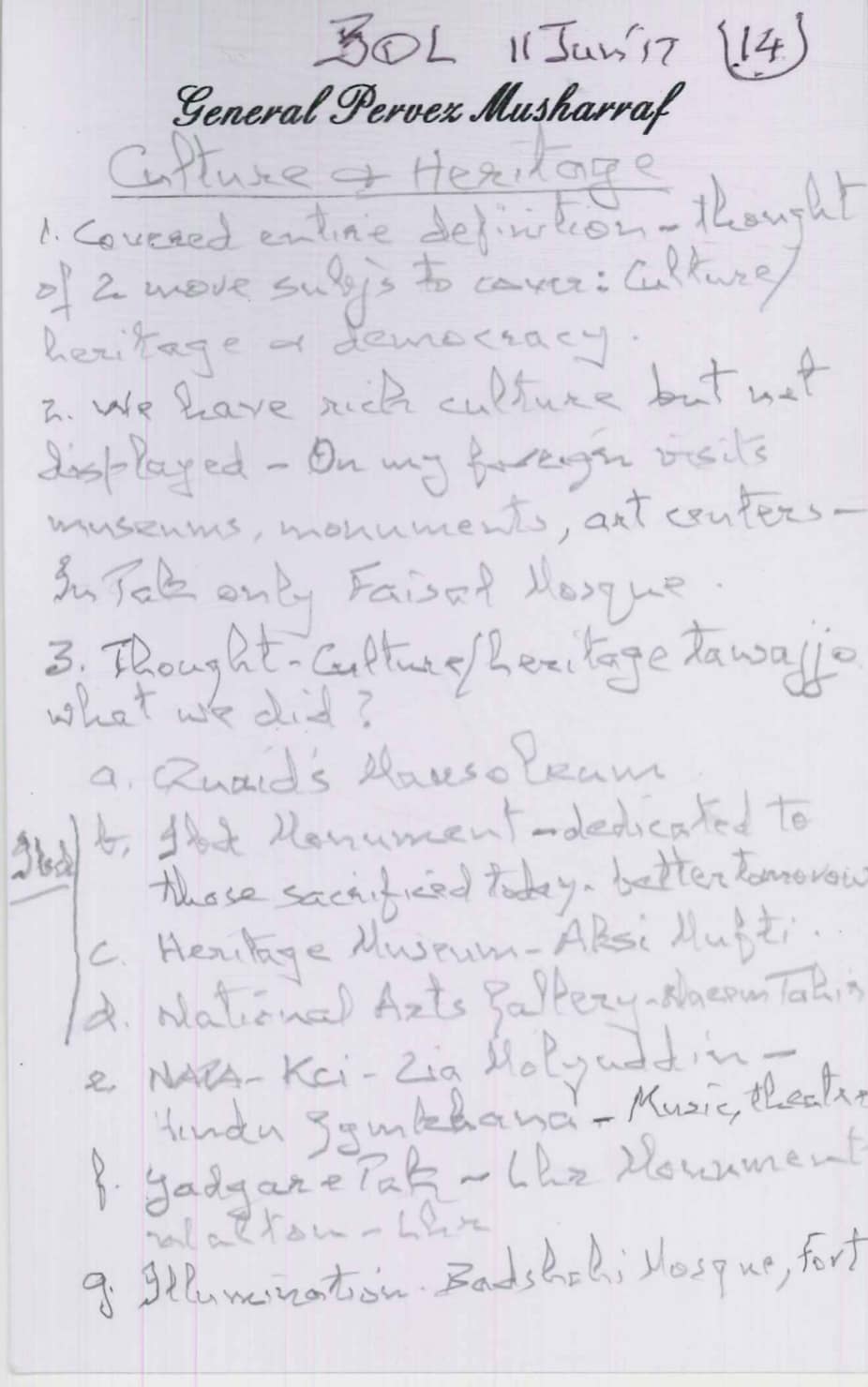 Pervez Musharraf - I salute Captain Akash Rabbani and all our brave ...