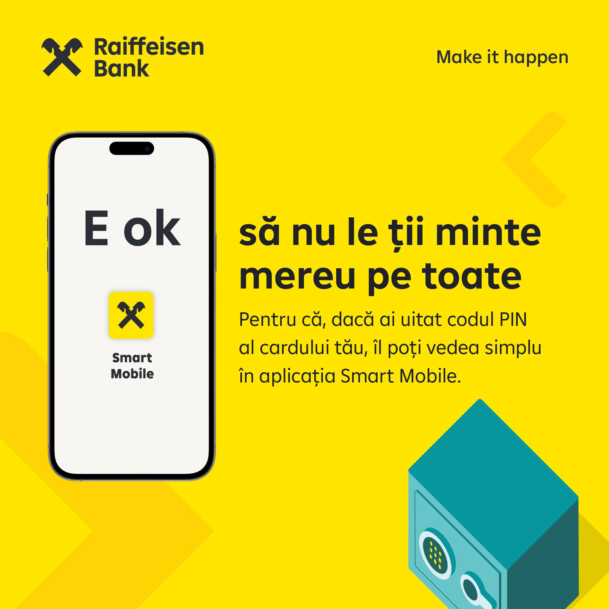Raiffeisen Bank - Ai uitat codul PIN? Nicio problemă! 😌... | Facebook