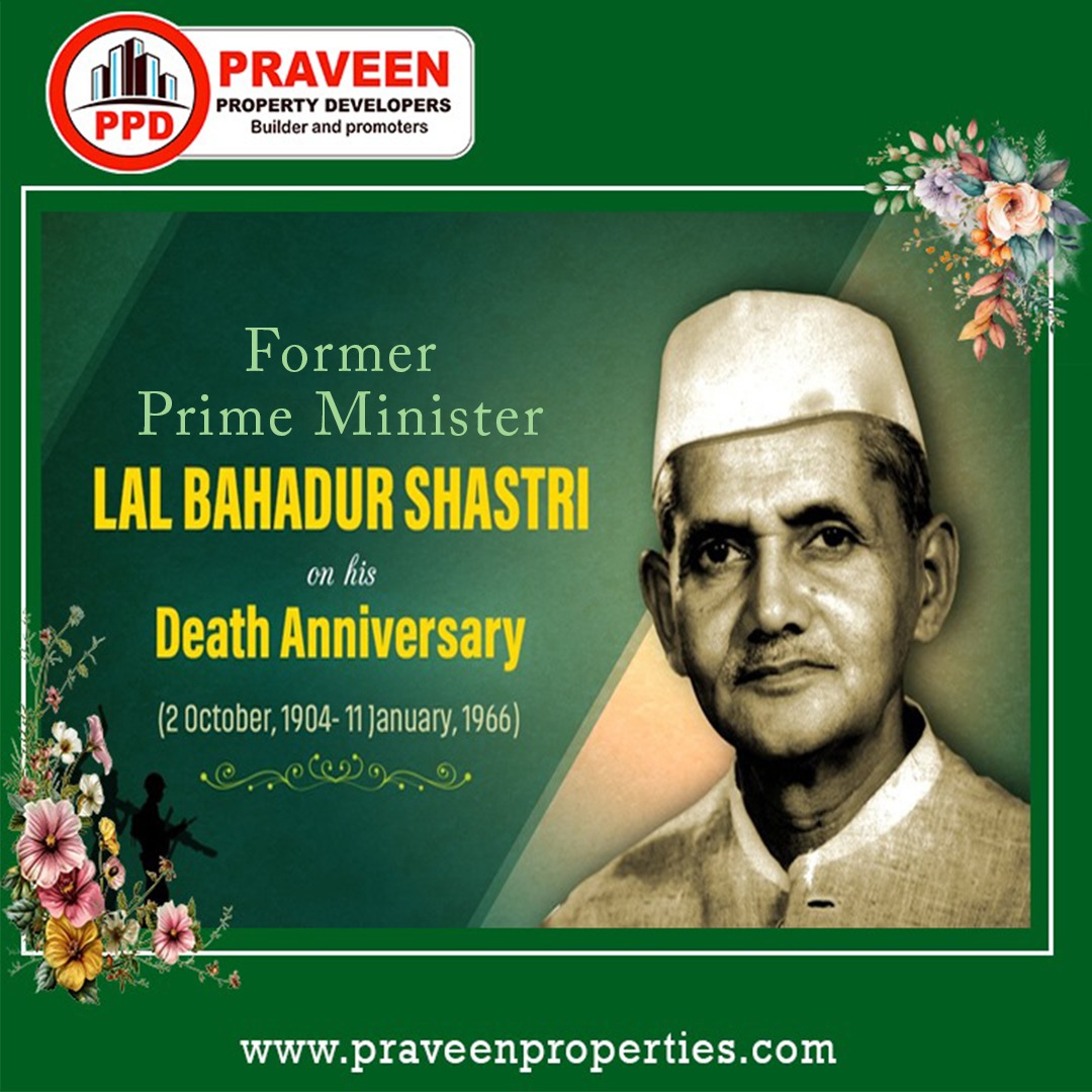 Praveenproperty - 🇮🇳 Honoring the Legacy of Lal Bahadur Shastri 🇮🇳 On ...