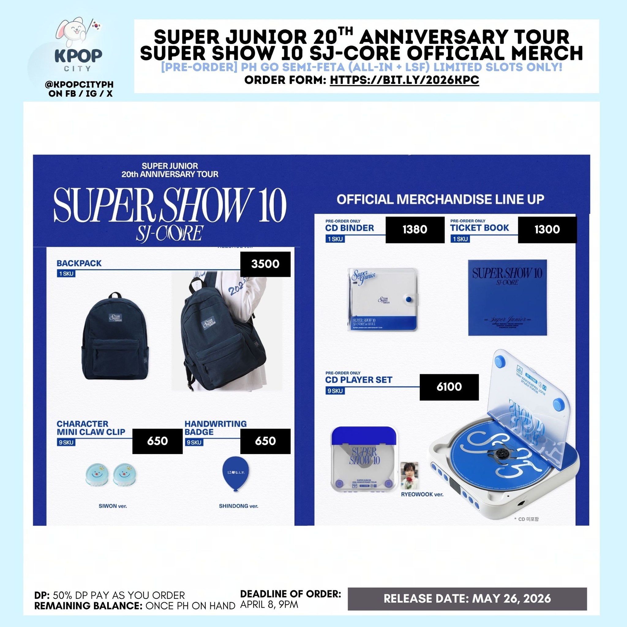 PH GO] SUPER JUNIOR 20TH ANNIVERSARY TOUR SUPER SHOW 10 SJ-CORE