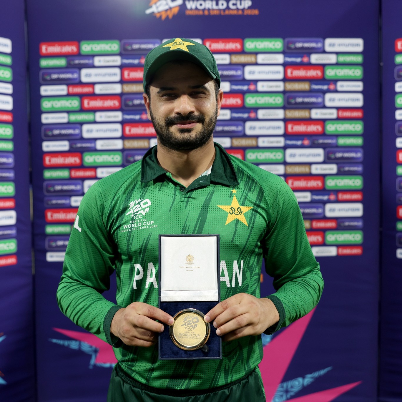 🌟 Sahibzada Farhan named Player of... - Pakistan Cricket Team | Facebook