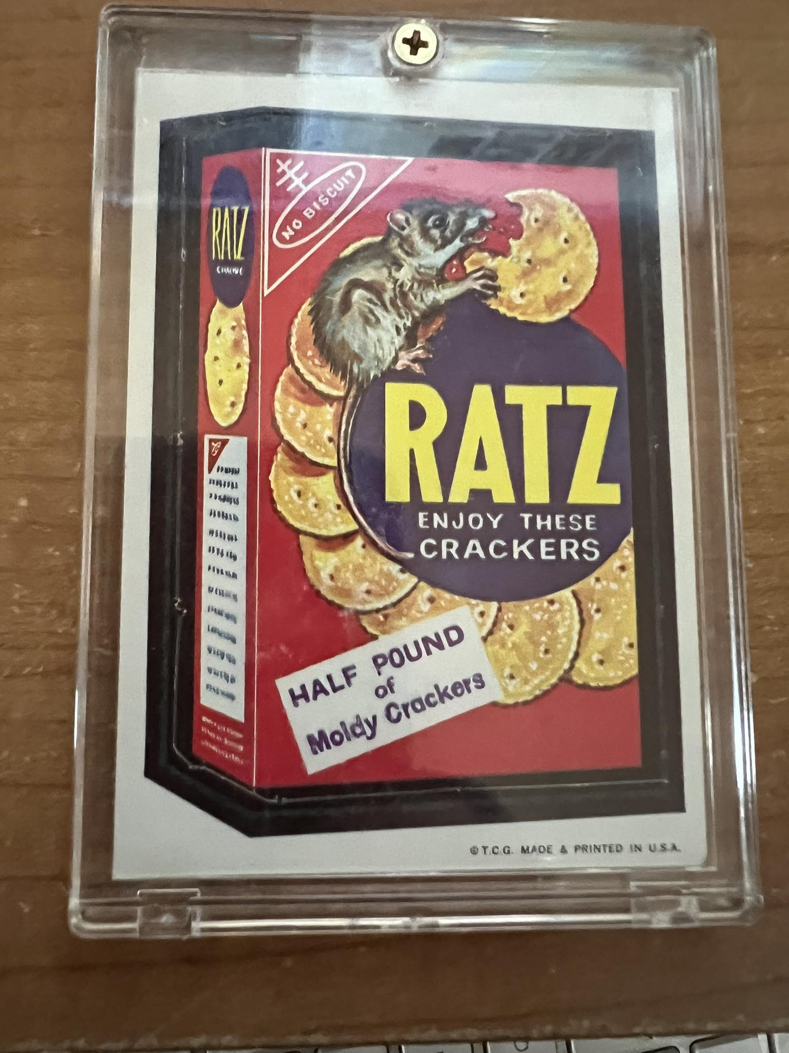 Pack pulled Wacky Pack SP from 1967 + 主 RAIZ 31 BISCUIT NO