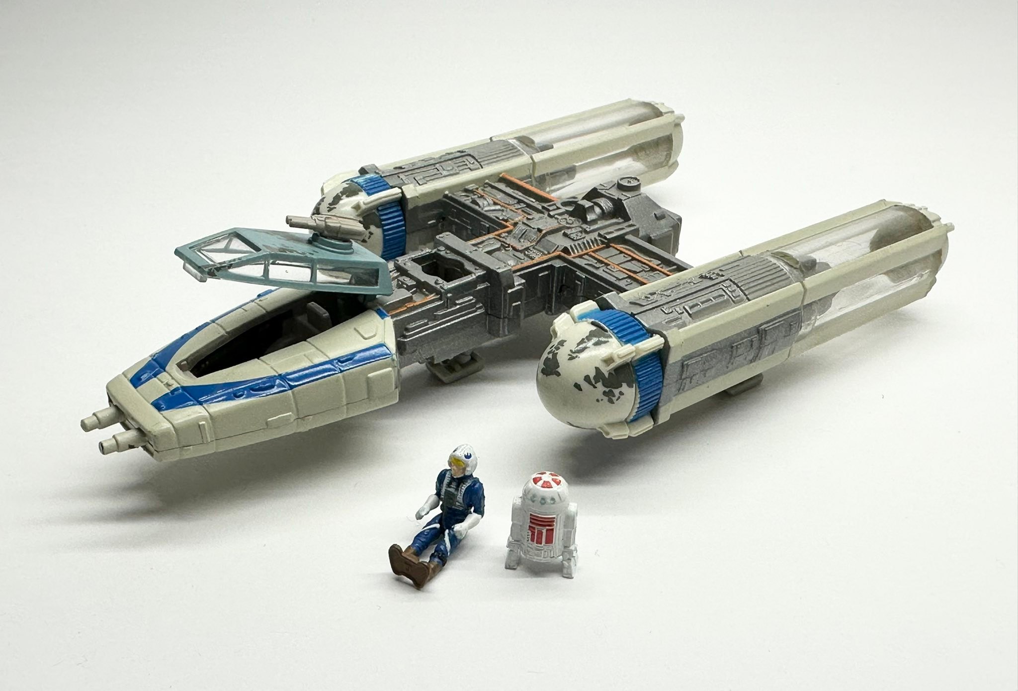 Micro Machine Star Wars Action Fleet Y-Wing 1996 Galoob SOLD display picture 1