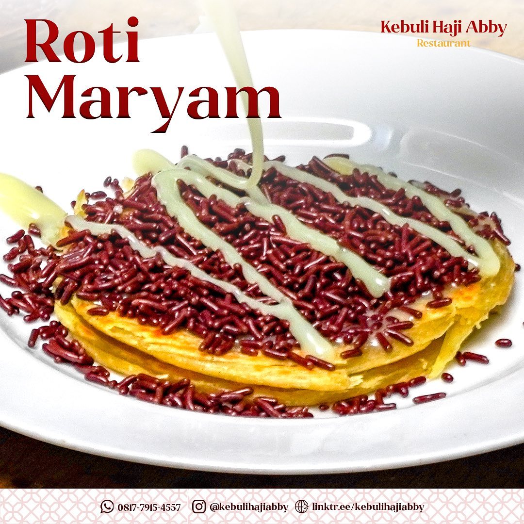 Roti Maryam Roti yang crispy di luar... - Kebuli Haji Abby