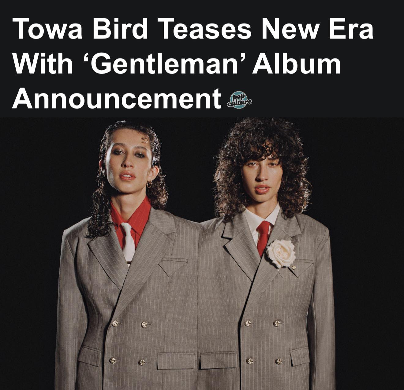Towa Bird has officially announced her upcoming album “Gentleman 