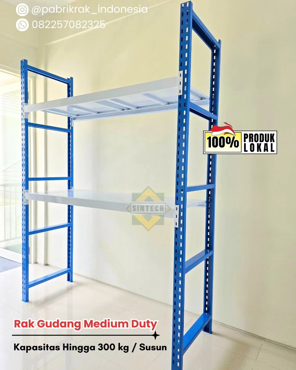Sintech Rack - Tahap pewarnaan rak supermarket Bisa custom warna ya ...