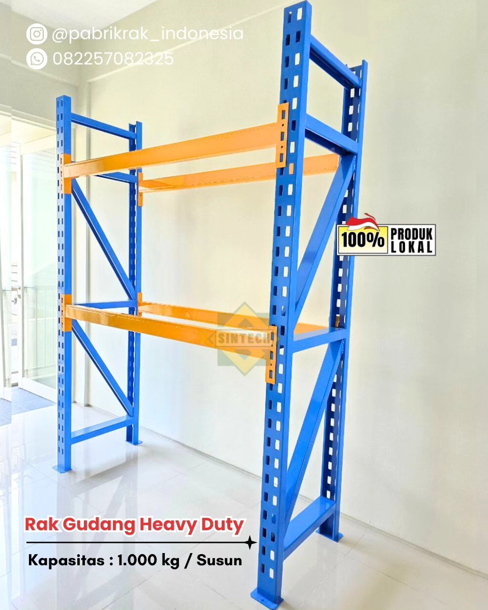 Sintech Rack - Tahap pewarnaan rak supermarket Bisa custom warna ya ...