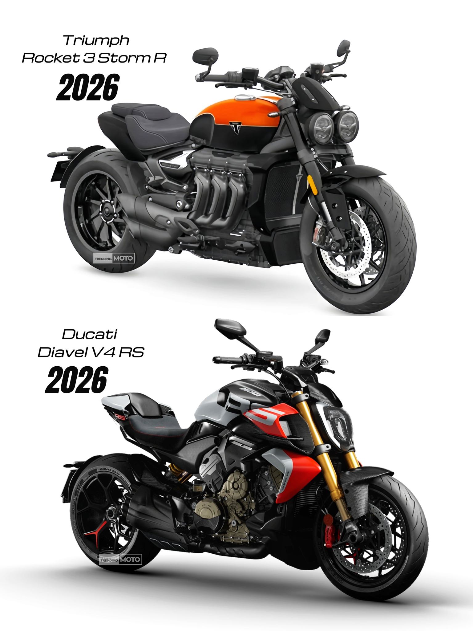 Trending - 2026 MUSCLE BIKE SHOWDOWN Triumph Rocket 3 Storm R 🆚 Ducati ...