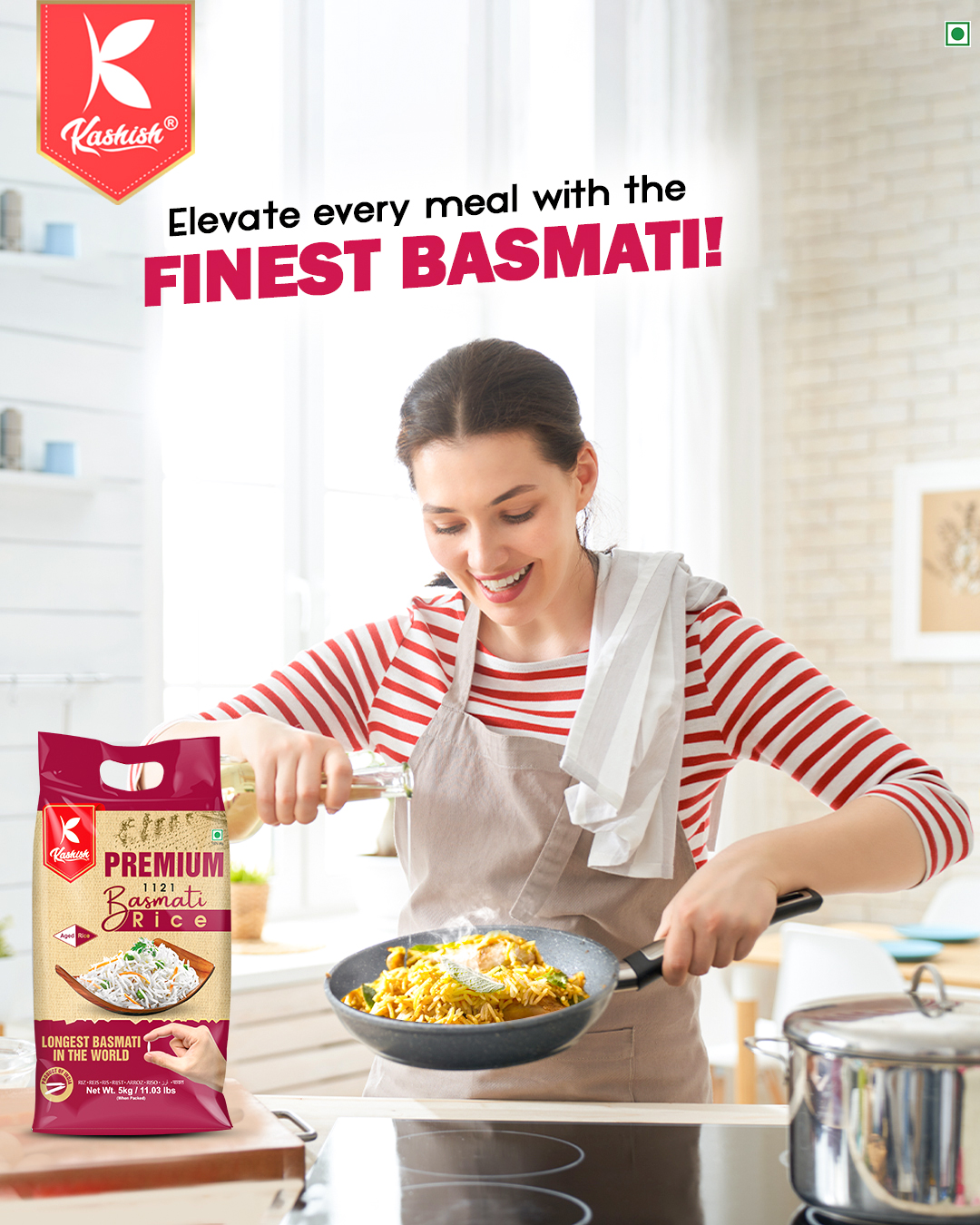 Kashish - Indulge in the rich aroma and long grains of our Premium ...