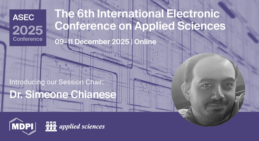 Applied Sciences MDPI - 🥳 Meet Dr. Simeone Chianese, from the ...
