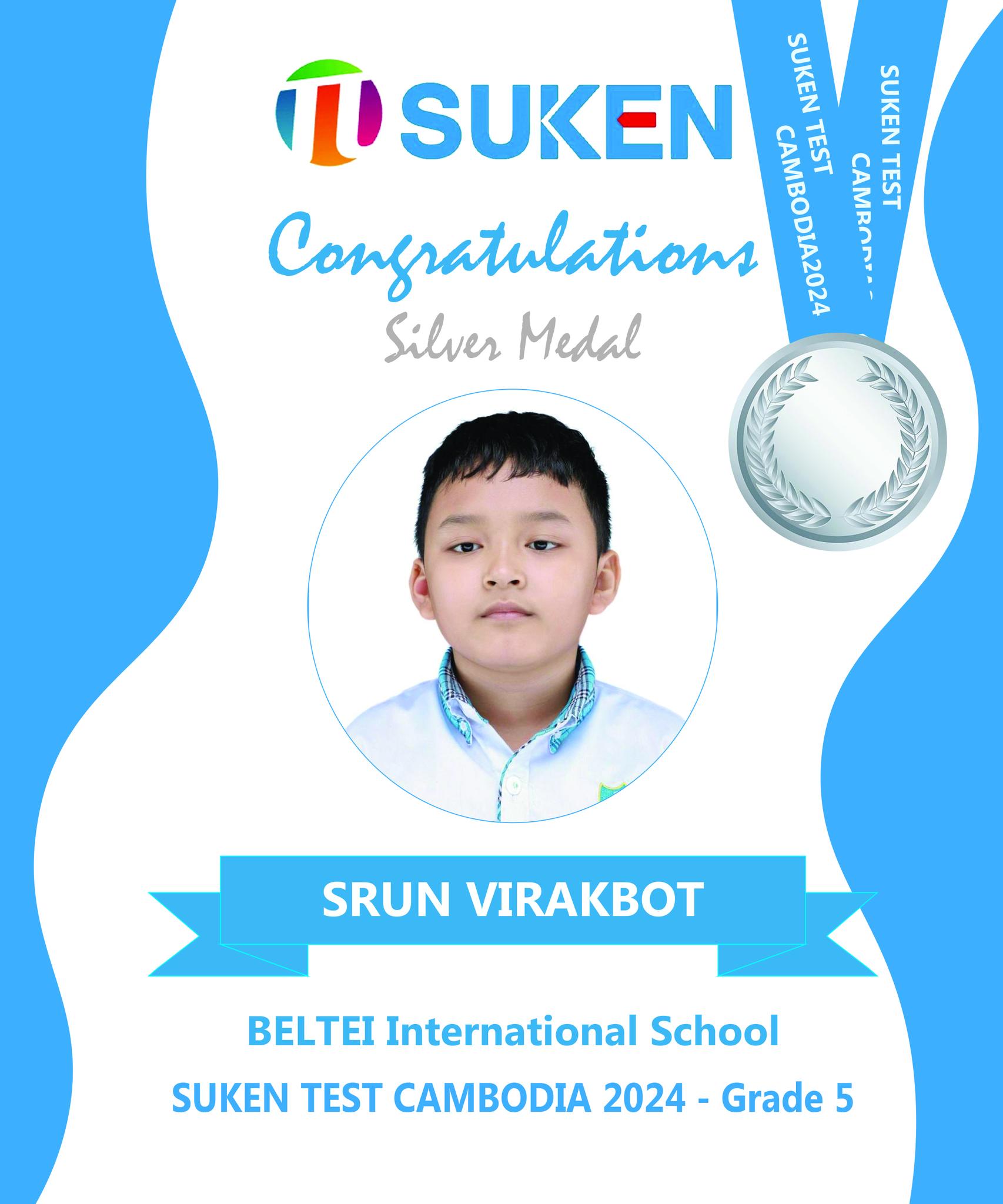 Sopheak - Congratulations to Virakbot Srun for winning the silver medal ...