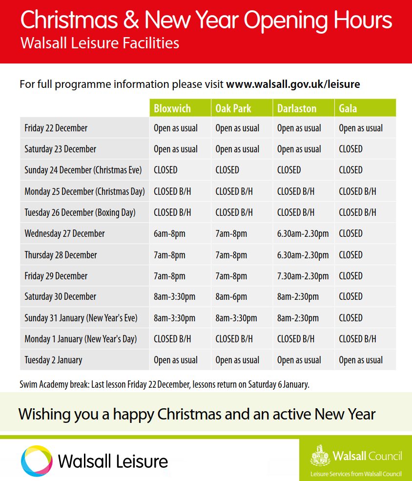 Walsall Leisure | Bloxwich