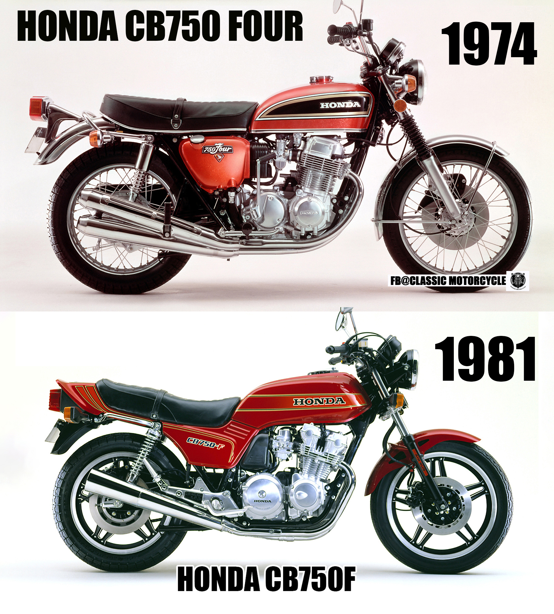 🔥 1977 Honda Legends 🔥 CB550K 🆚 CB750 Four K Two classics. One