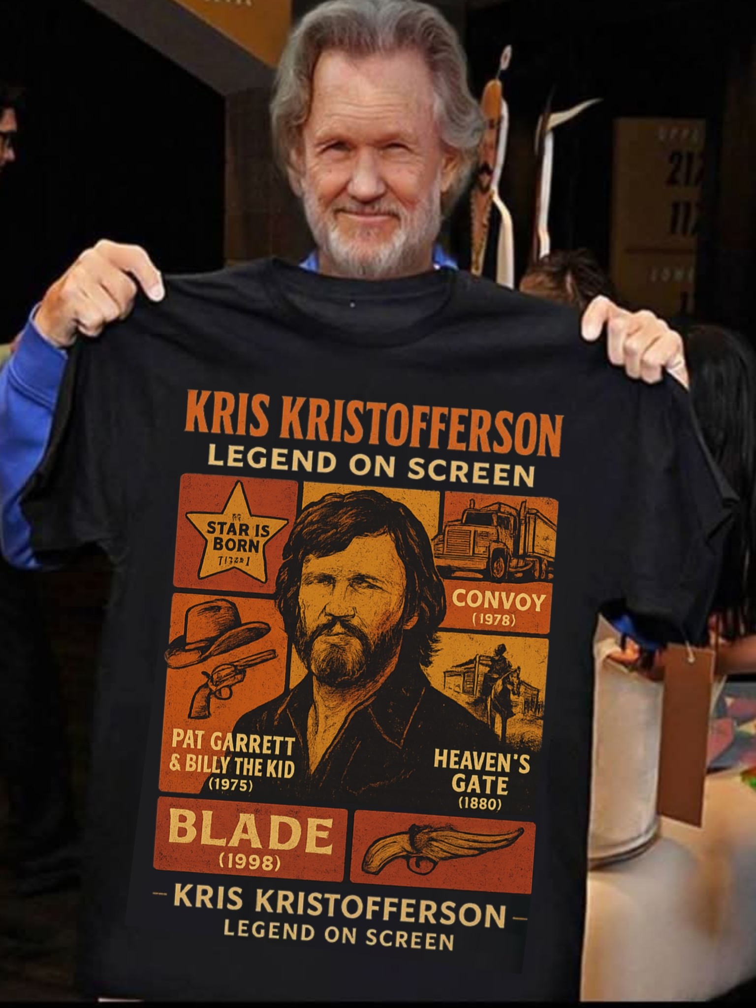 Kris Kristofferson New T-Shirt Availability