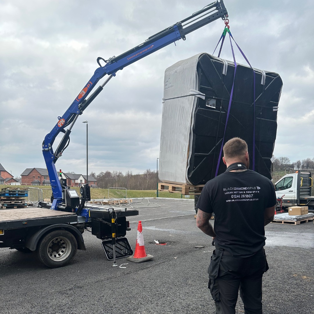 Black - 🚛 Exciting News! 🚛 Our brand-new HIAB crane is officially ...