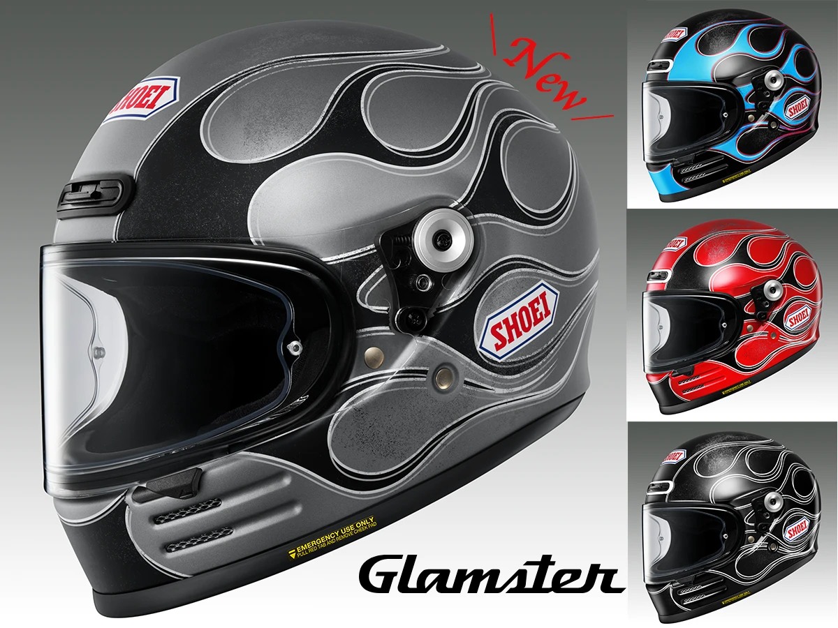 shoei glamster helmet us 06 | BLAST [avail FEB '26] face helmet with a real vintage feel Shoei Glamster 06 Blast TC-2