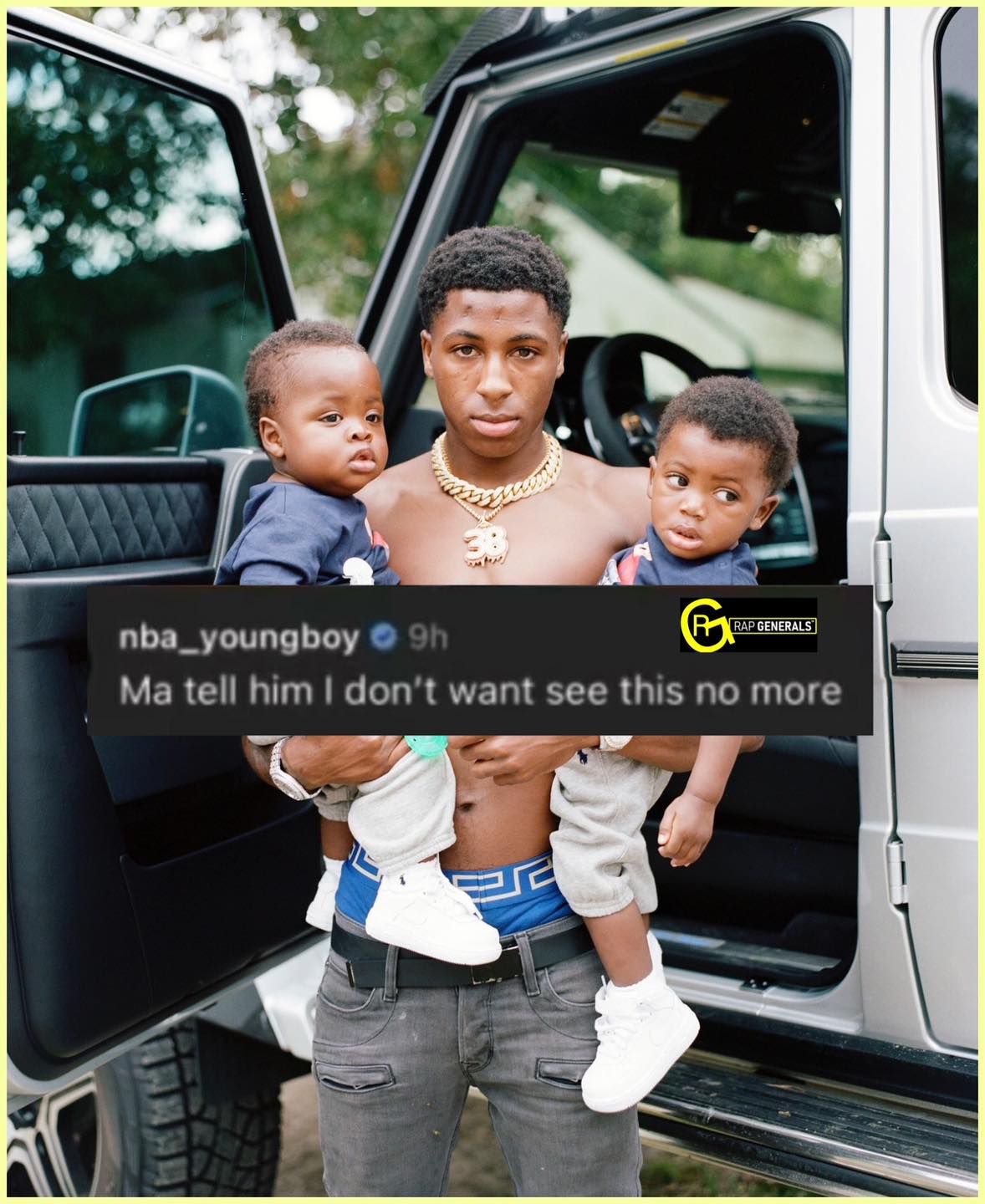 NBA Youngboy react to his son going viral for doing the 