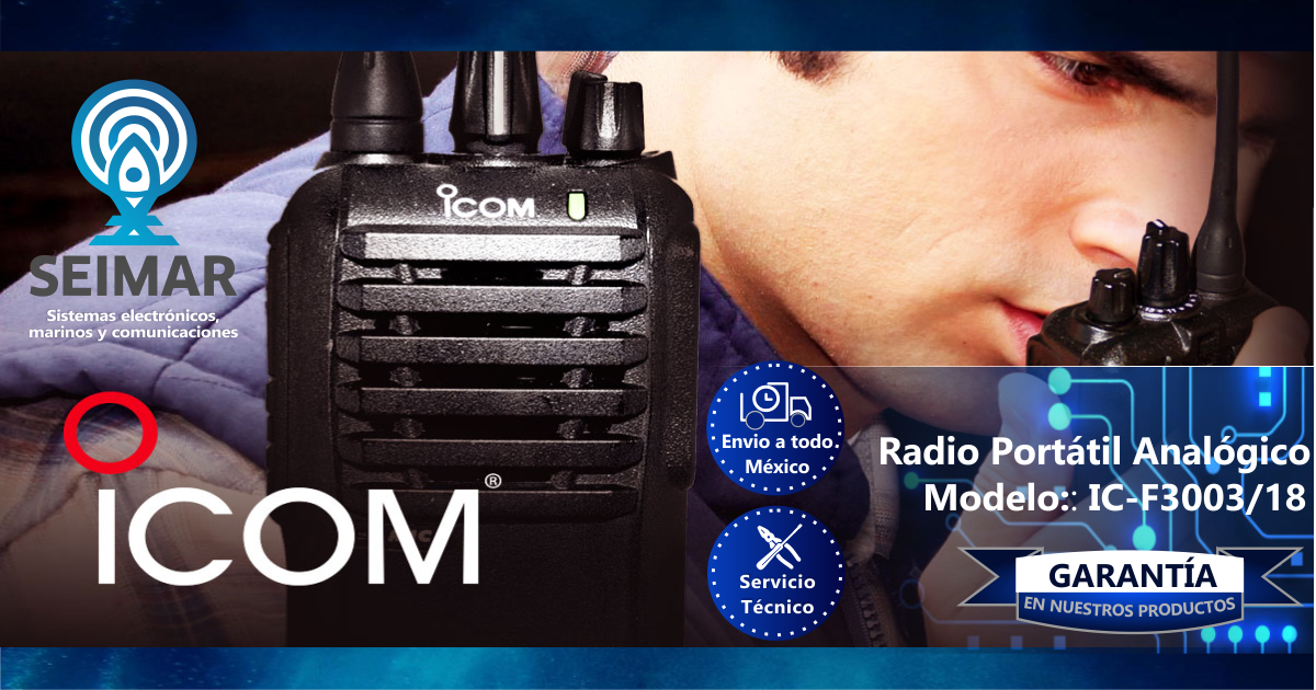 Modelo: IC-F3003/18 Marca:... - Seimar Equipos Marinos | Facebook