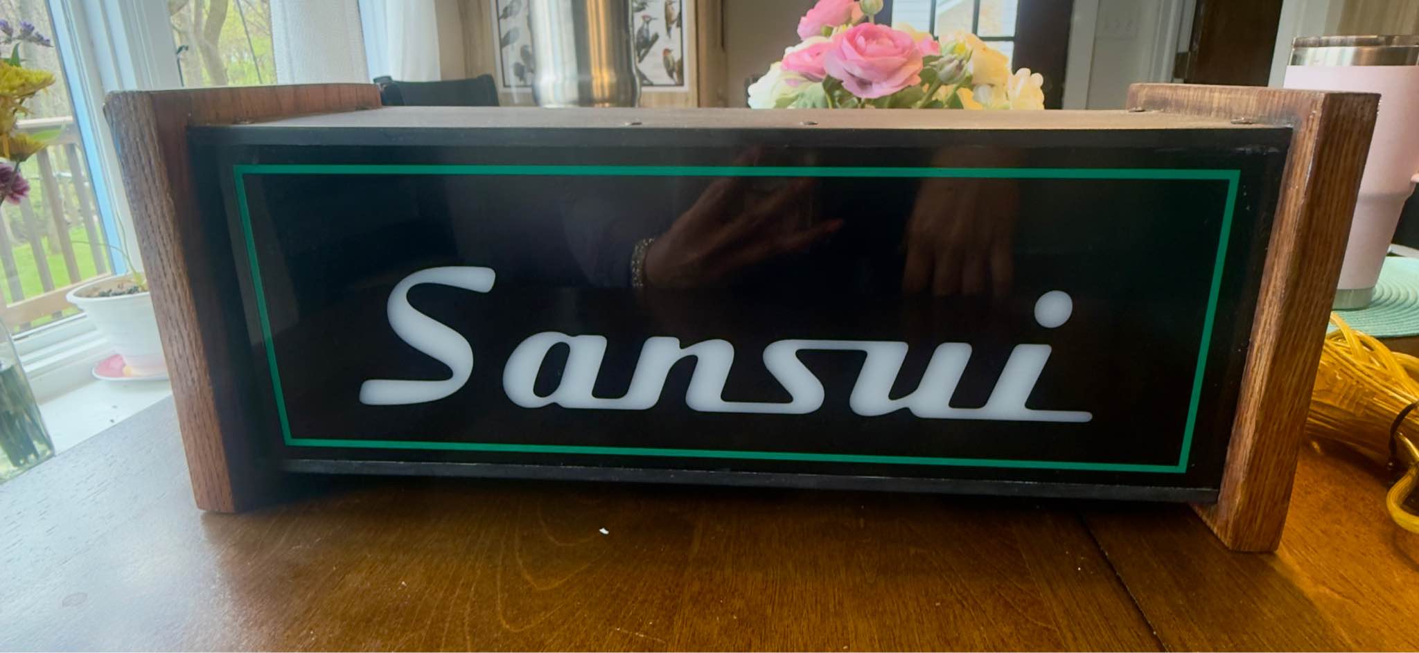 Vintage Sansui Light Up Audio Sign - Advertising | Facebook Marketplace ...