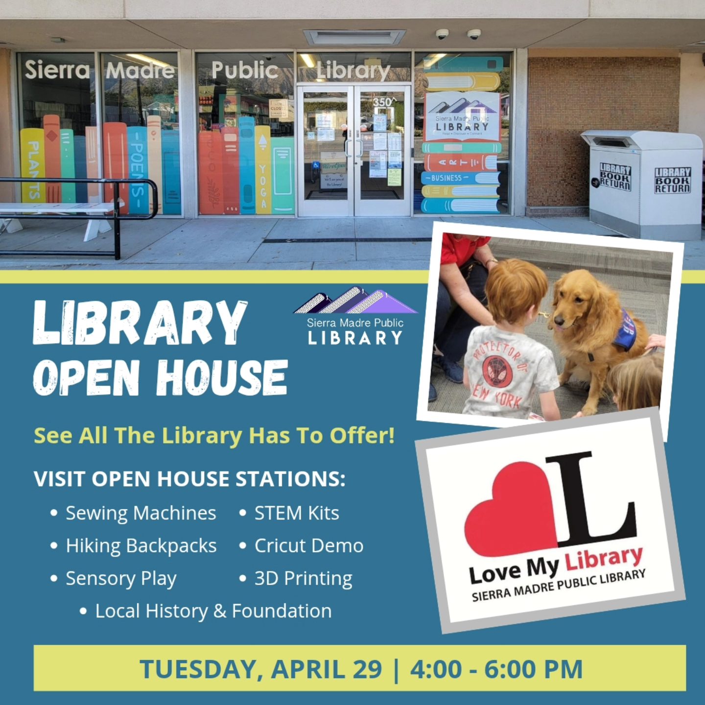 Sierra - The Library is larger than books! From robots to sewing, state ...