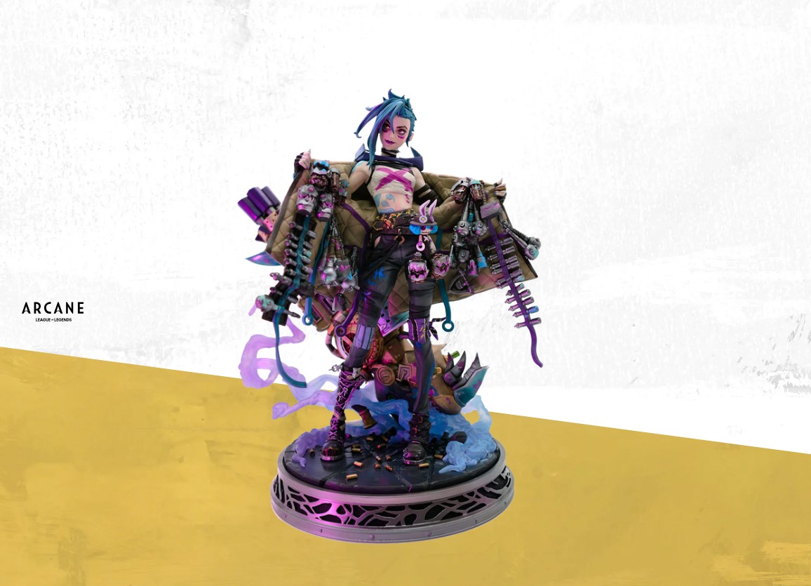 UnGeek - Riot Games revealed an impressive statue of Jinx... | Facebook