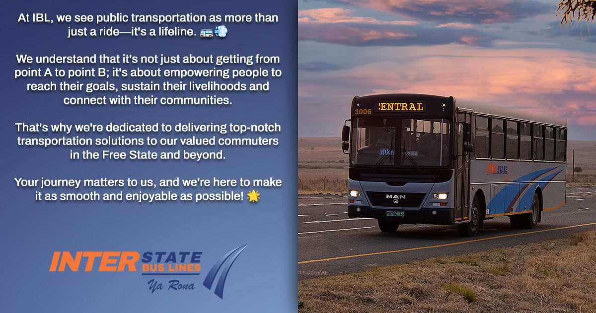 At IBL, we see public... - Interstate Bus Lines