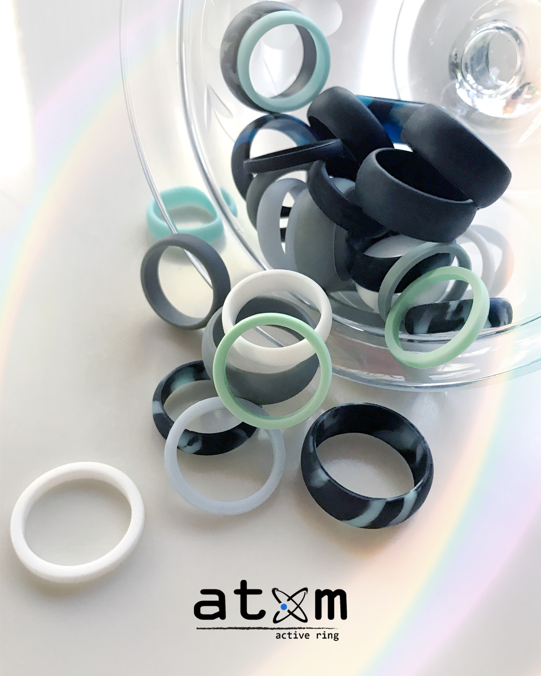 Our rings are covered with a 1-year... - Atom Silicone Rings