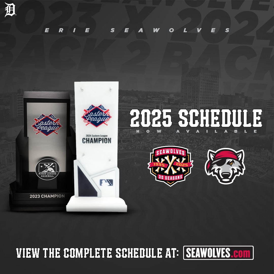Erie SeaWolves - The SeaWolves have released their 2025... | Facebook