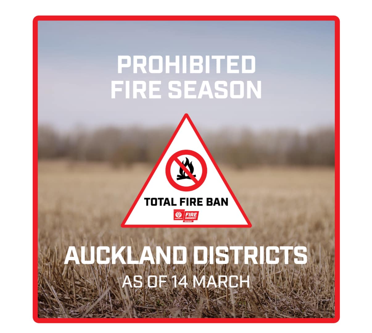 Matakana - Fire and Emergency New Zealand has declared a prohibited ...