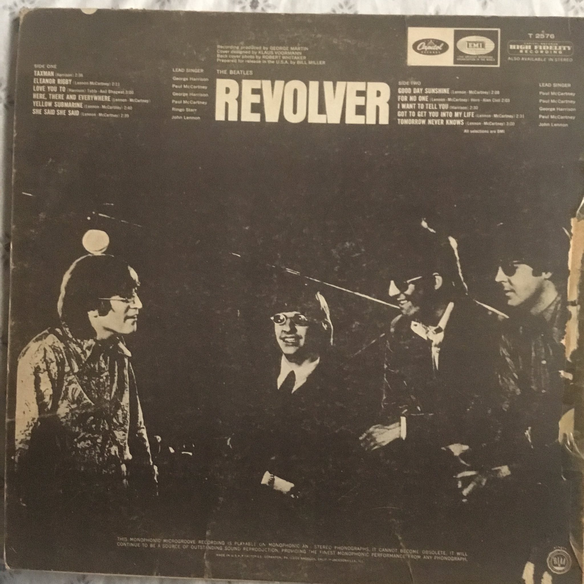 1966 mono Beatles Revolver record found at flea market