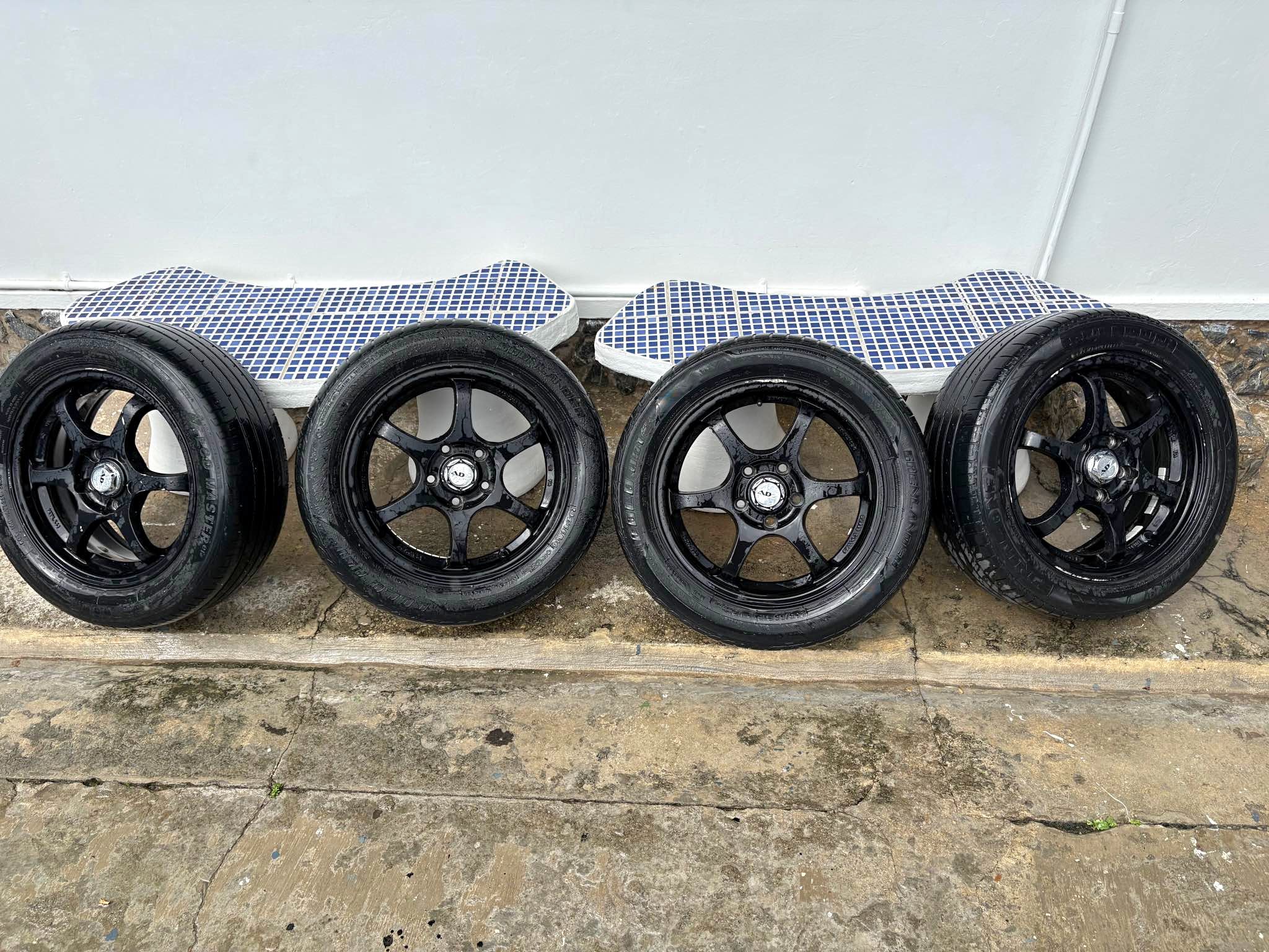 ALPINE Rims and Tires 5Hole 5X114.3 16X6.5 Negotiable - Car Wheels ...