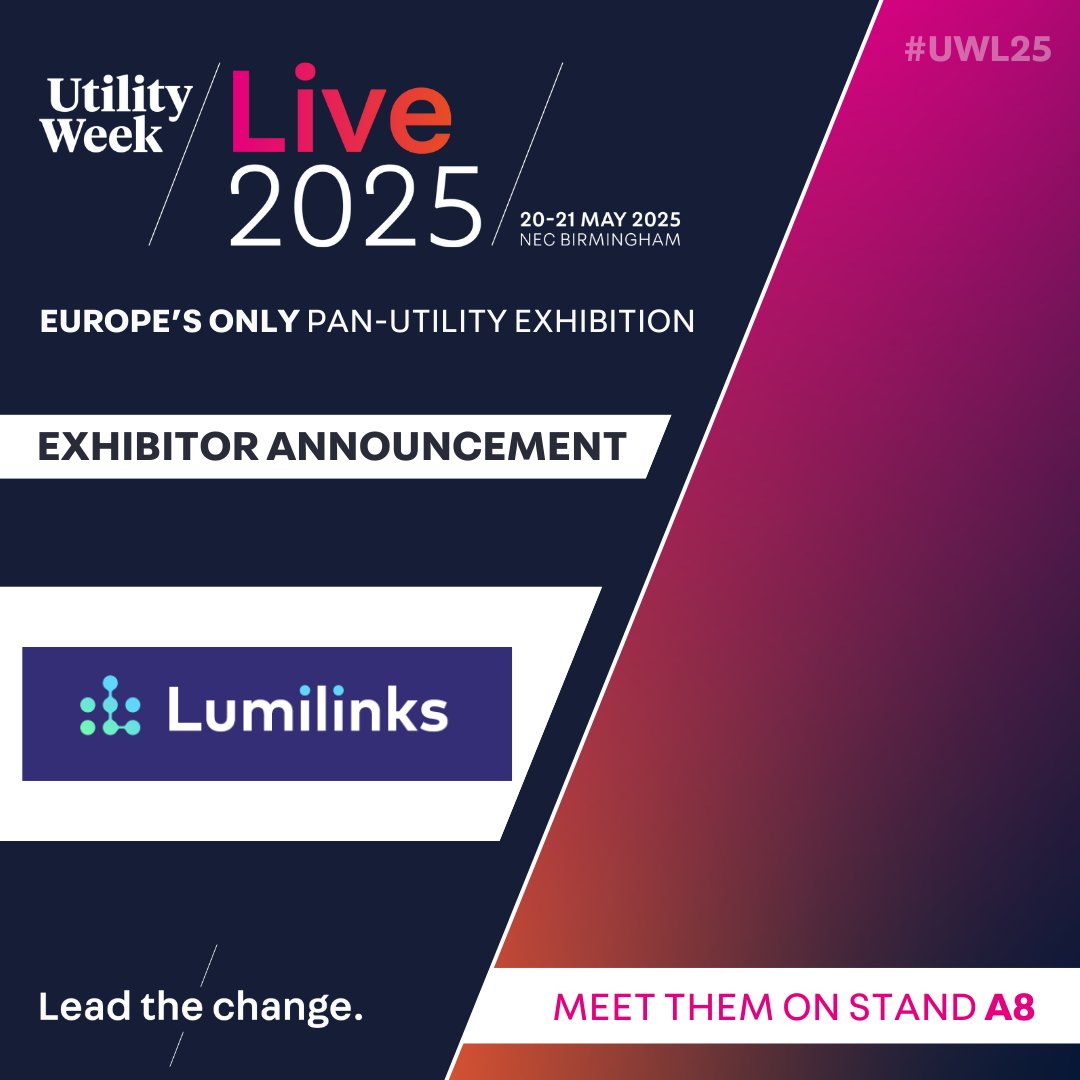📣New Exhibitor! We are thrilled to... - Utility Week Live | Facebook